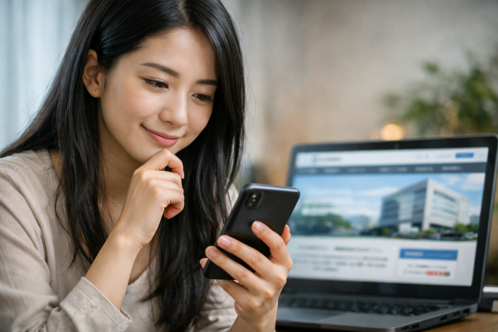 スマホで求人検索